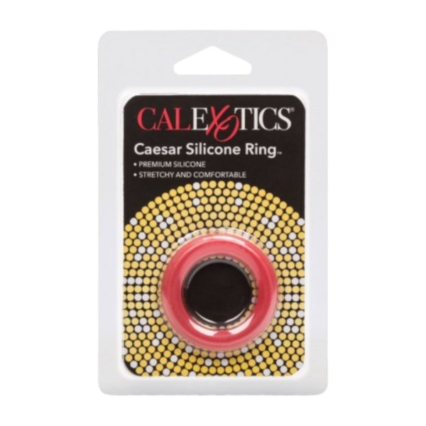 Calexotics Caesar Silicone Ring Red gredzeni un uzmavas 1 Calexotics Caesar Silicone Ring Red