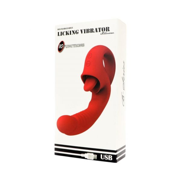Rechargeable Licking Vibrator g punkta vibratori 1 rechargeable licking vibrator vibratorius klitorio stimuliatorius