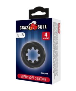 CRAZY BULL – Penis Ring DAQUEZ klasiskie dzimumlocekļa gredzeni „CRAZY BULL - Penis Ring DAQUEZ