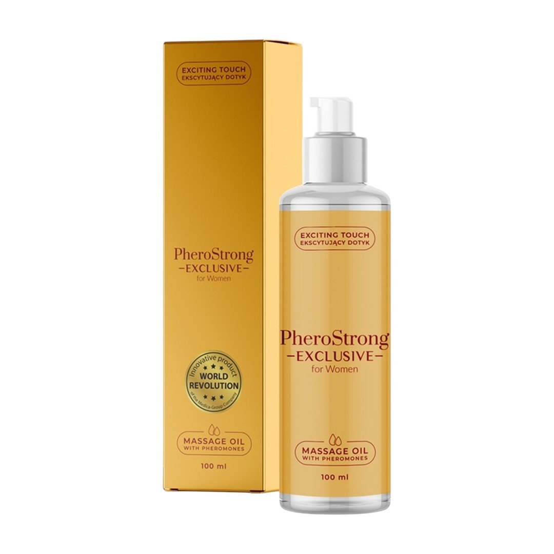 Exclusive for Women Massage Oil 100 ml masāžas sveces „PheroStrong Exclusive for Women Massage Oil 100 ml Exclusive for Women Massage Oil 100 ml masāžas sveces „PheroStrong Exclusive for Women Massage Oil 100 ml